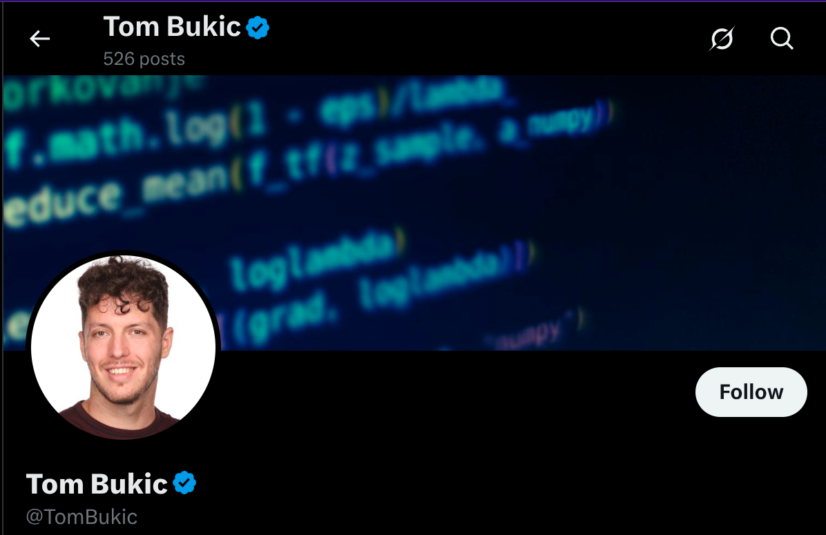 Tomislav Bukic - X/Twitter