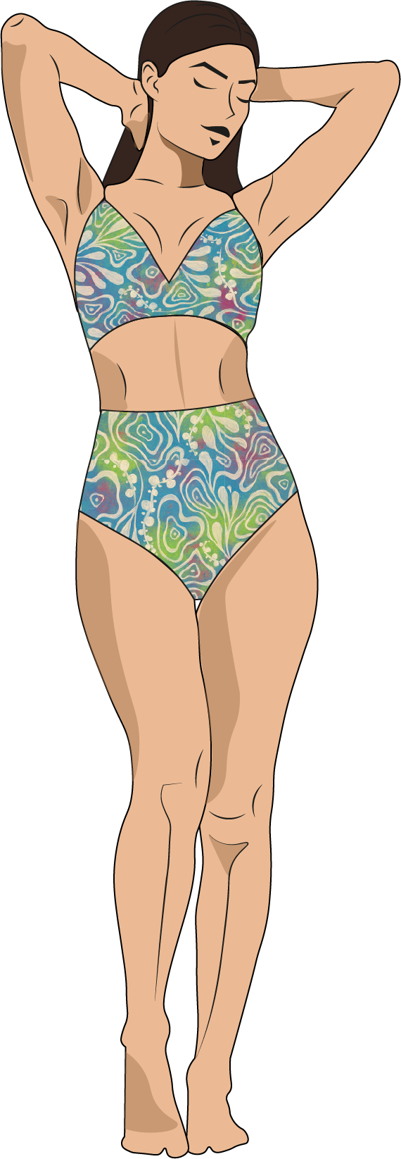 Swimsuit Design - Digital to Physical - Model
